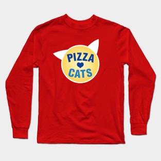 Pizza Cats Sign Long Sleeve T-Shirt